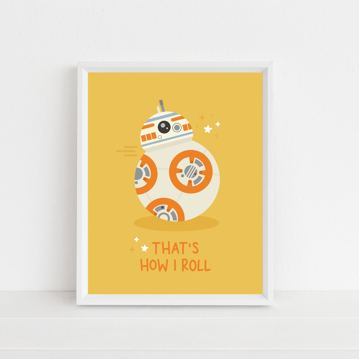 Star Wars Art Print, BB8 Droid Printable – MagicMakerCLub