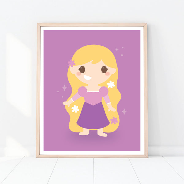 Princesses Prints, Set of Disney Princess Printable Kids