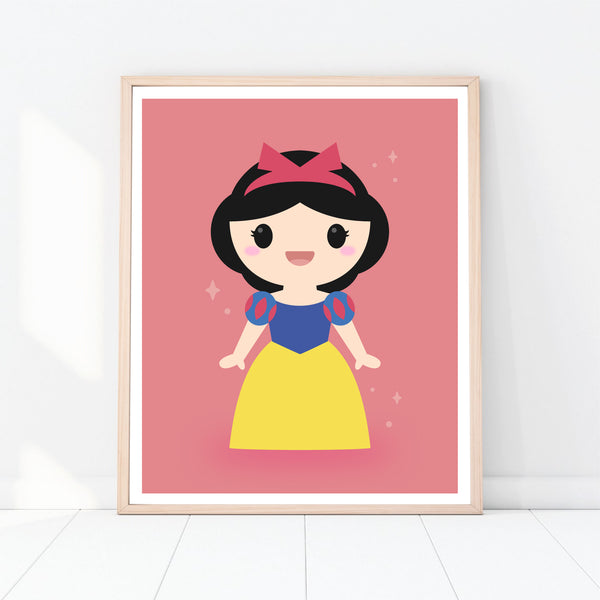 Princesses Prints, Set of Disney Princess Printable Kids