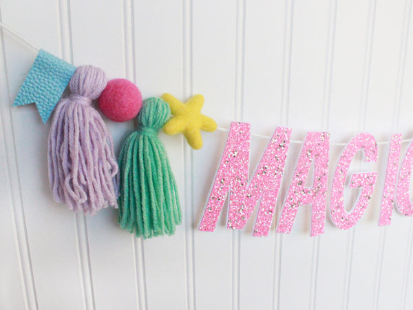 MAGICAL Banner, Garland Kids Decor