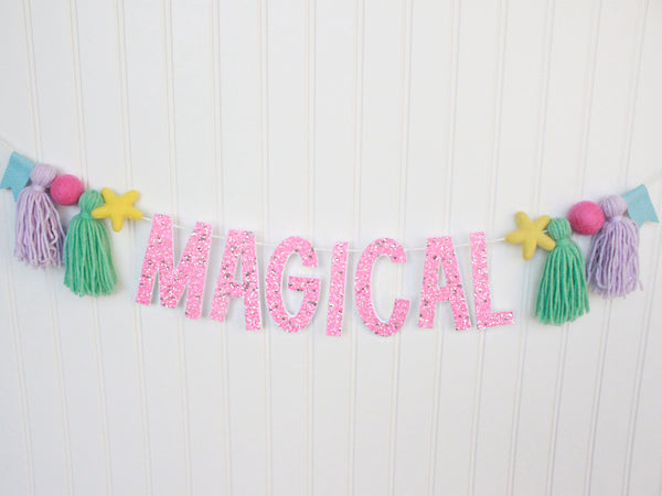 MAGICAL Banner, Garland Kids Decor