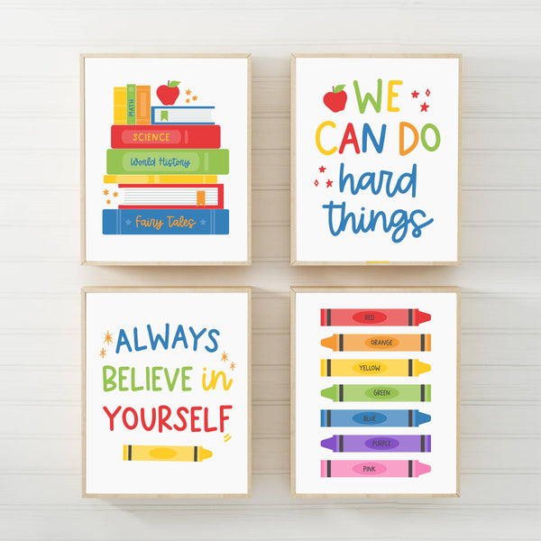 Bundle of Back to School, Teacher Art Printables