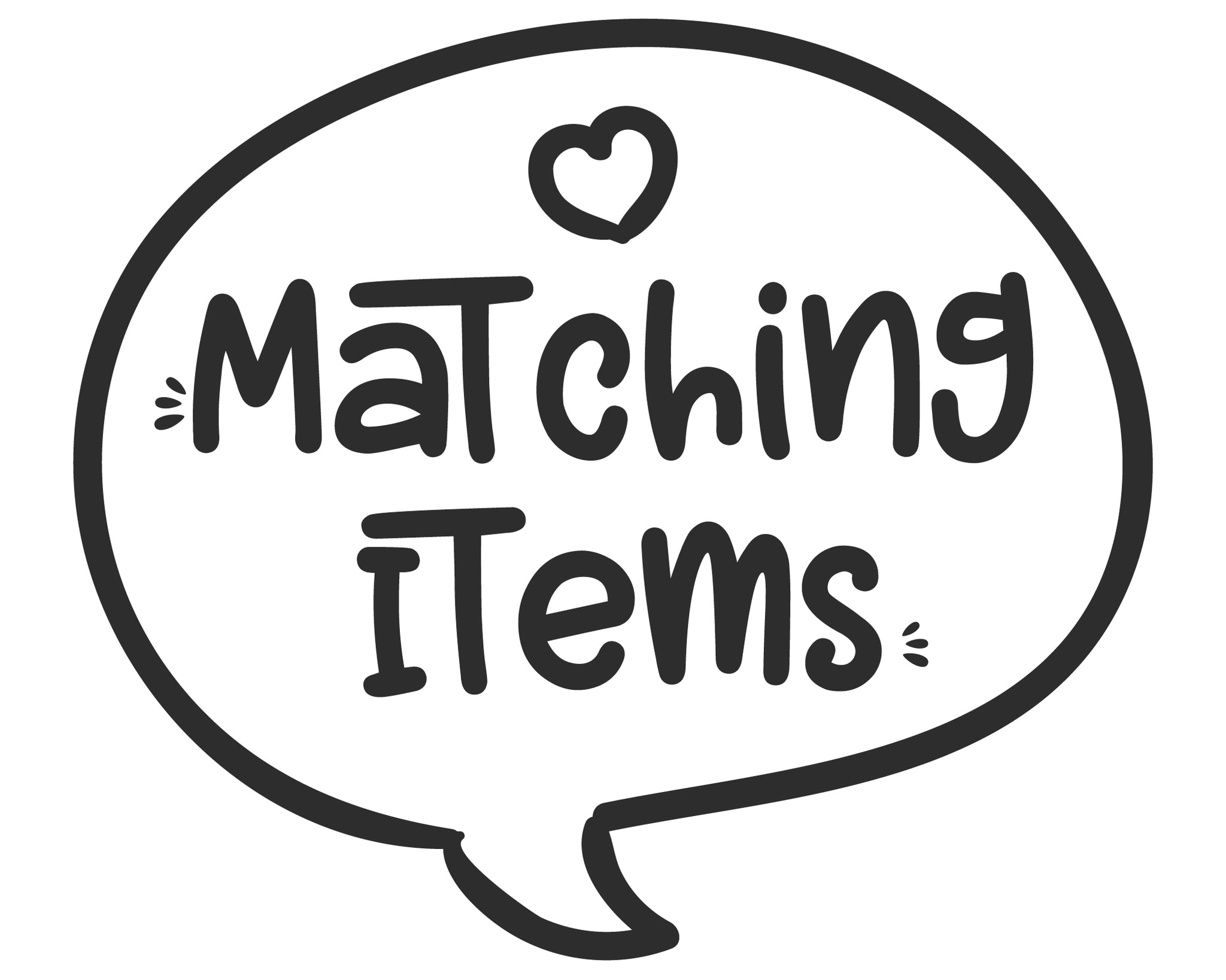 Made to Match Party Decor Items, Printable Custom Matching Items