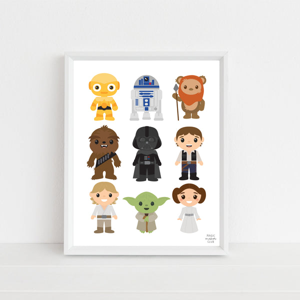Star Wars Art Print, Printable Room Decor