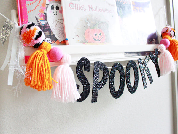 SPOOKY Banner, Halloween Kids Decor